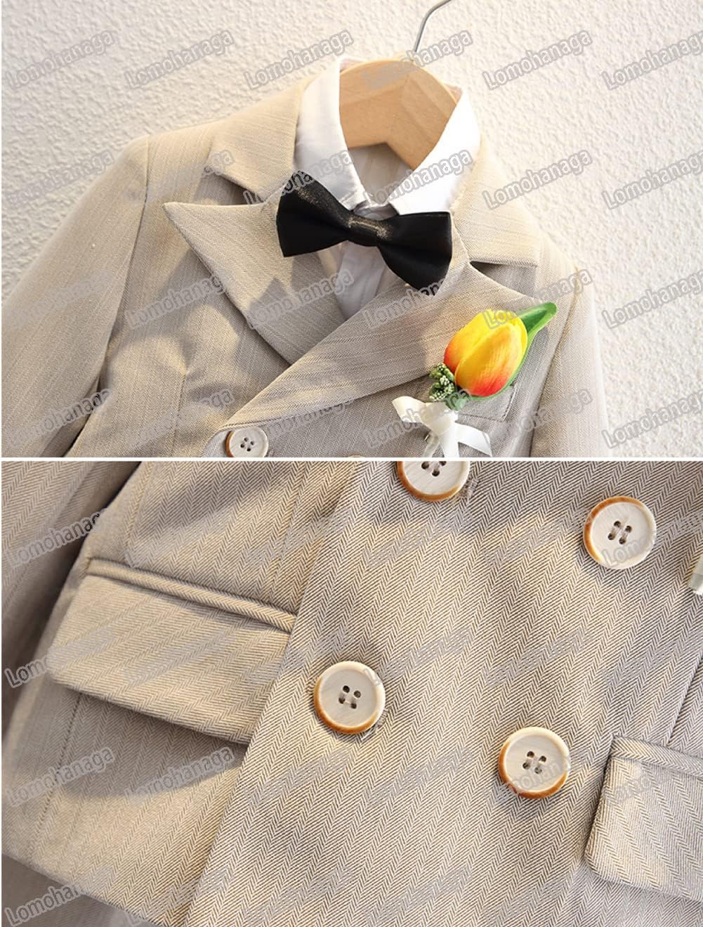 WANDER FACTORY スーツ フォーマル 男の子 卒業式 6点セット 140-170cm