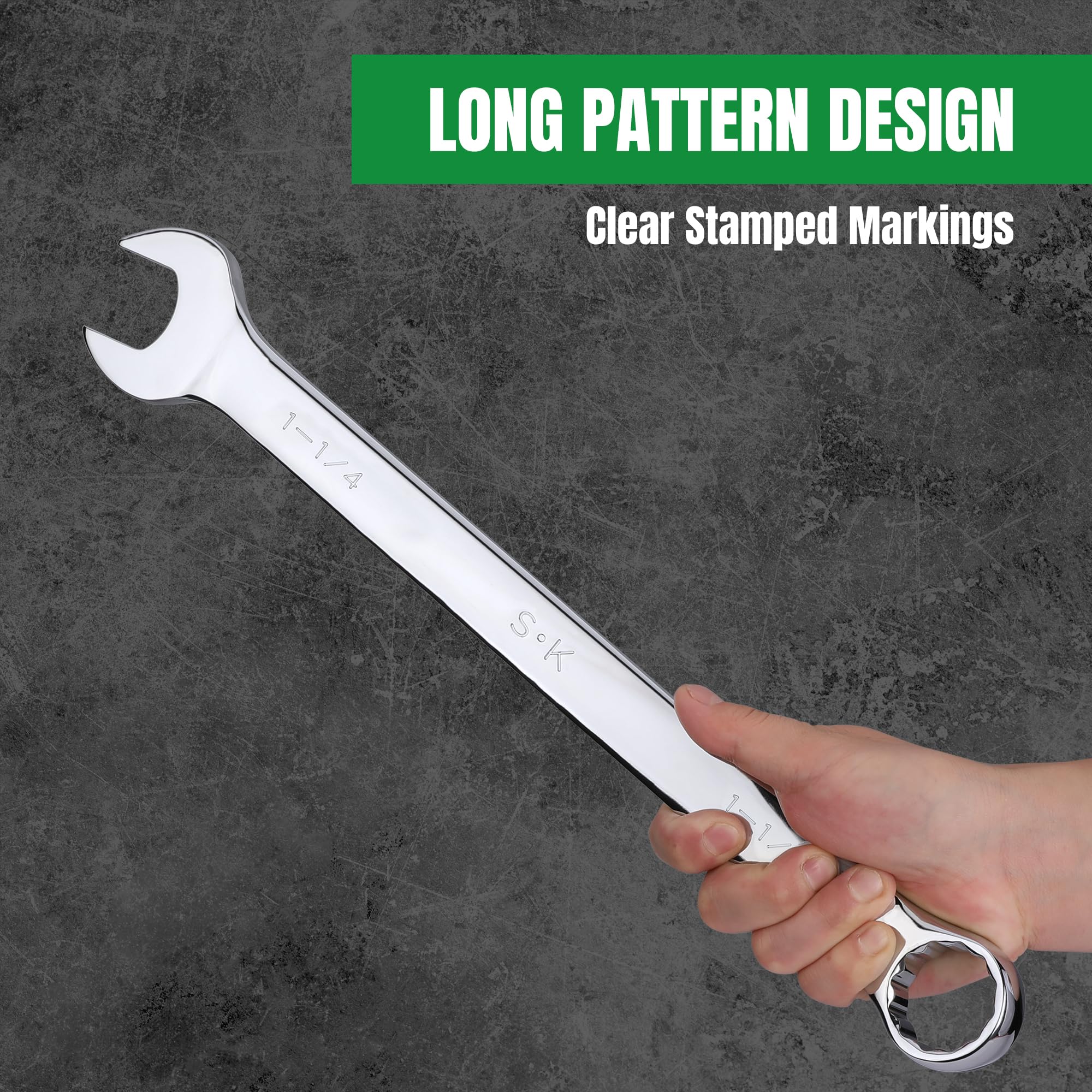SK Combination Wrench Set - 5 Piece SAE -6 SK Combination Wrench Set - 5 Piece SAE -6