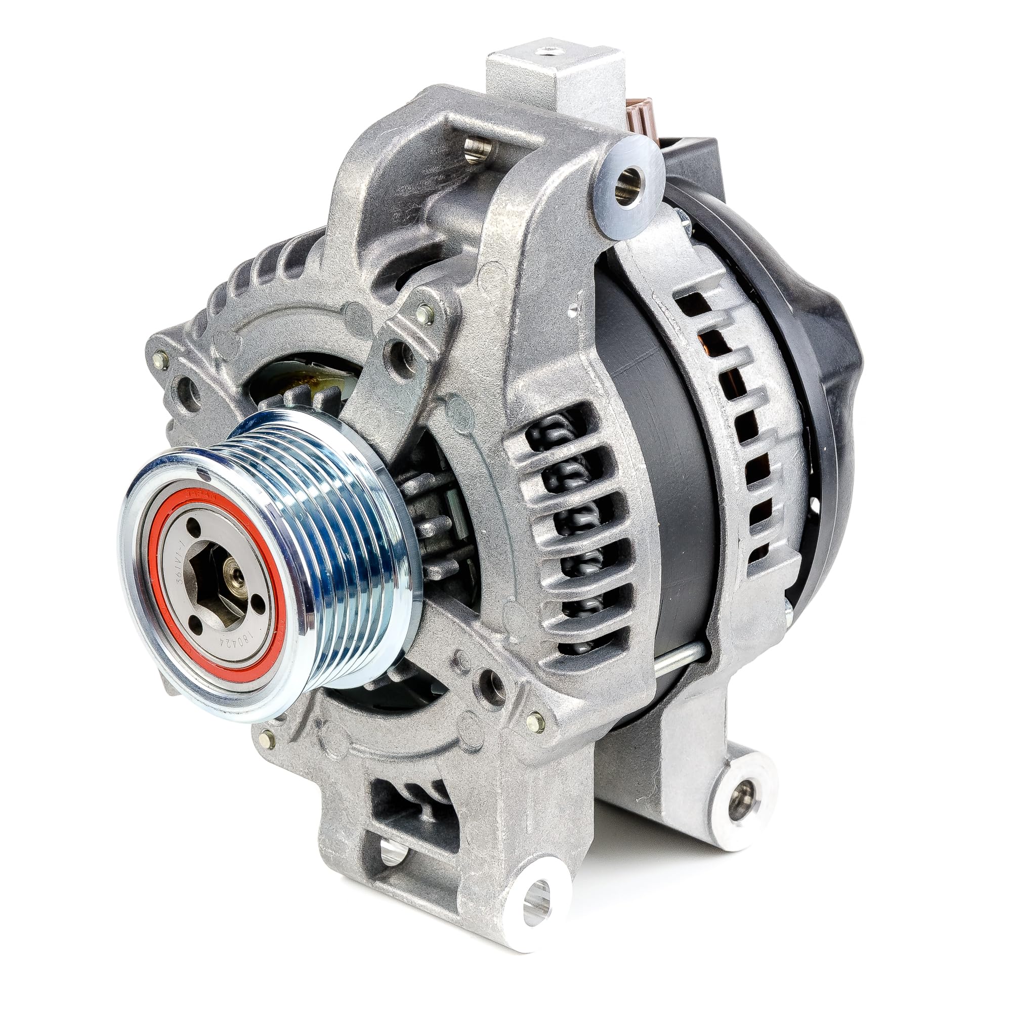 DENSO Alternateur 130A avec poulie débrayable Compatible avec TOYOTA RAV 4 III ACA3, ACE, ALA3, GSA3, ZSA3 270600G021 270600R080 2706026030 DAN1013
