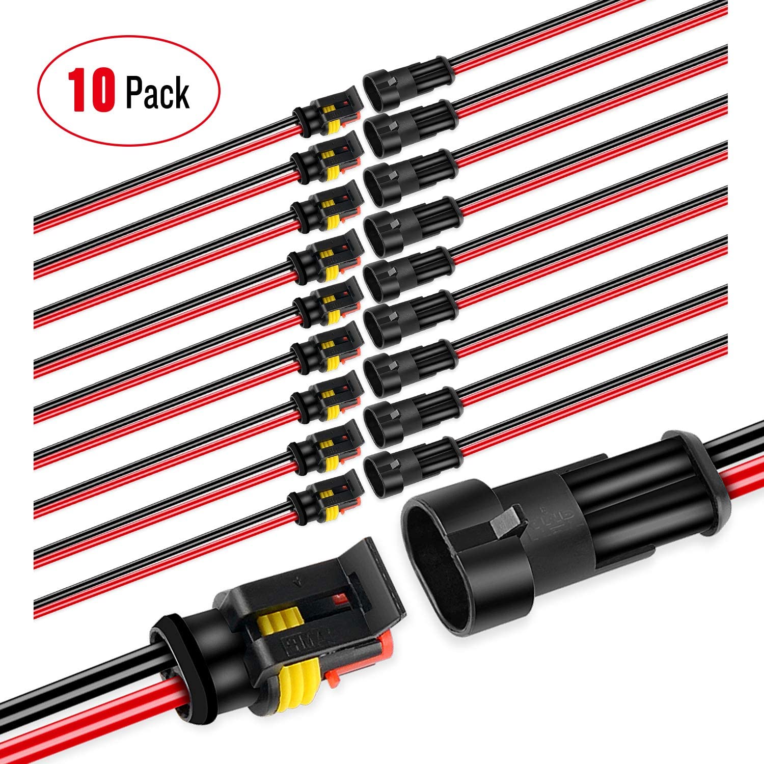 Kit di connettori a 26 pin da 535 pezzi, terminali per cavi elettrici