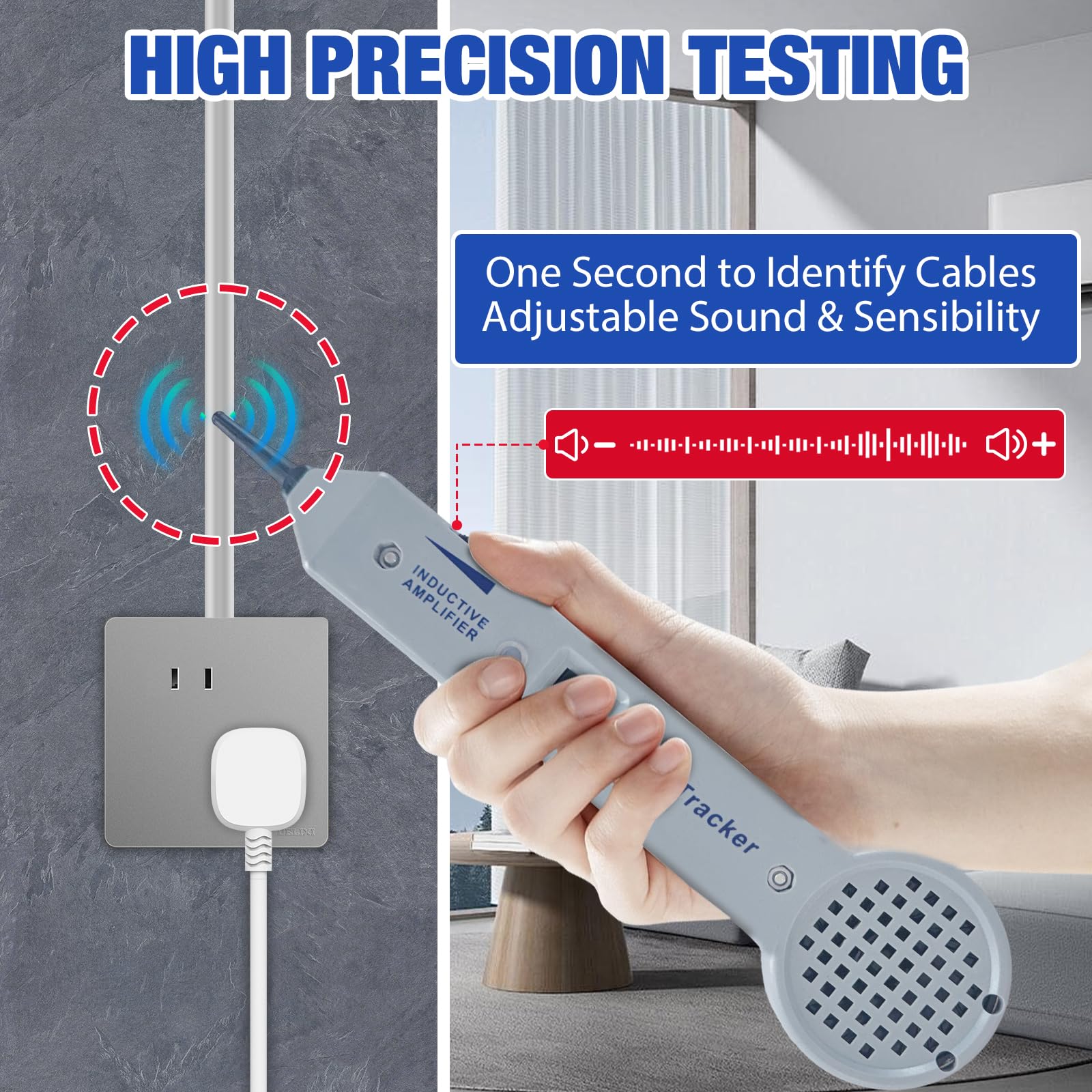 200EP Wire Tracer & Tone Generator Kit - Cable Tester For Network, Phone, And Security Wires - View #12
