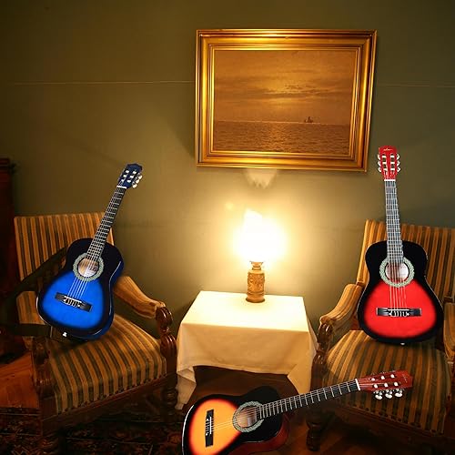 Vista 44 de ADM - Guitarra acústica para principiantes de 30 pulgadas, cuerdas de nailon, guitarra de madera para niños y estudiantes, lecciones en línea