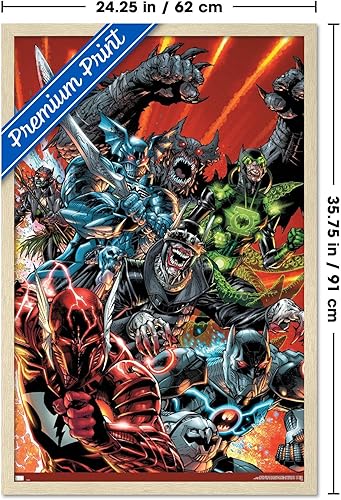 Miniatura 85 de Trends International DC Comics The Batman Who Laughs - Póster de pared grupal, 22.375 x 34 pulgadas, versión enmarcada en negro Versión enmarcada