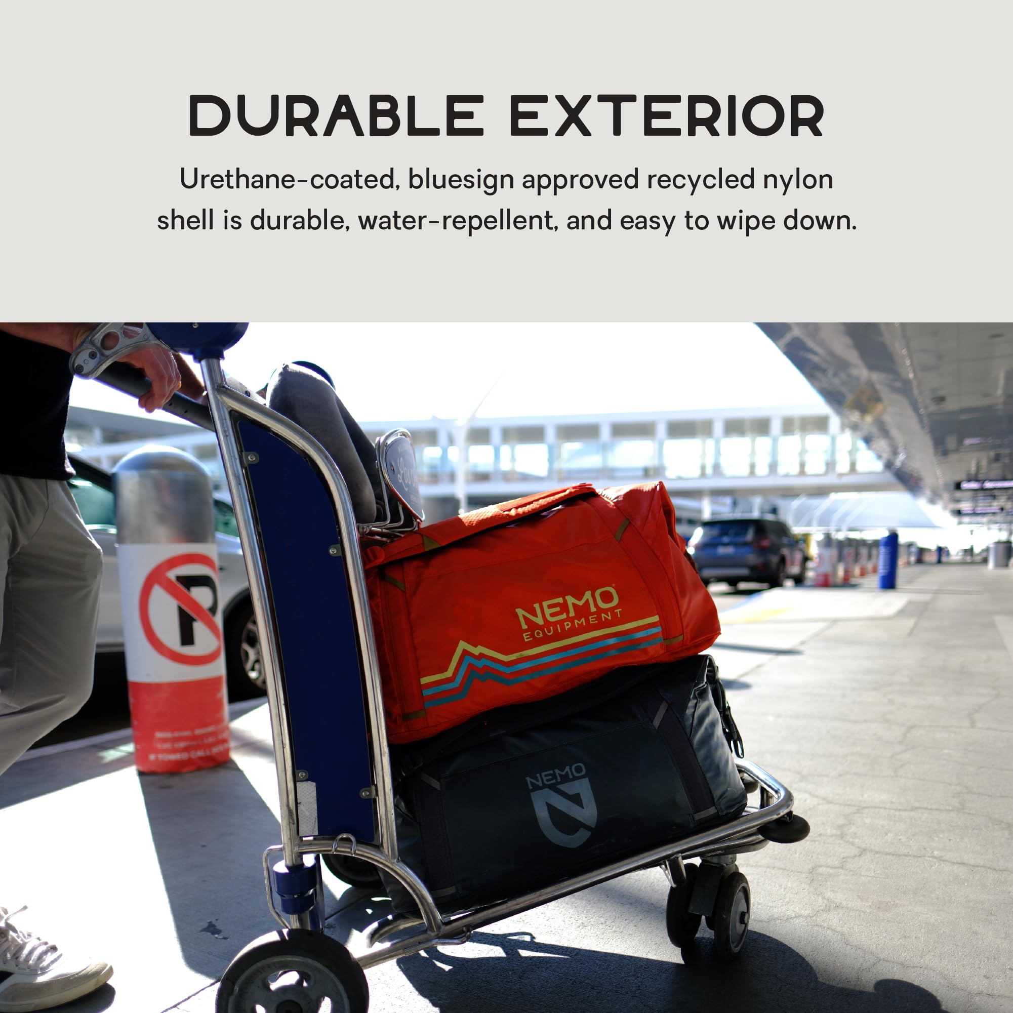 Double Haul Duffel & Tote Bag - Chimera - 55L | Water-Resistant Gear Bag, Backpack Straps, Durable, Large Capacity, Travel