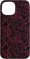 Vista 6 de Aesthetic Black & Red Trippy Psychedelic Pattern Case for iPhone 17