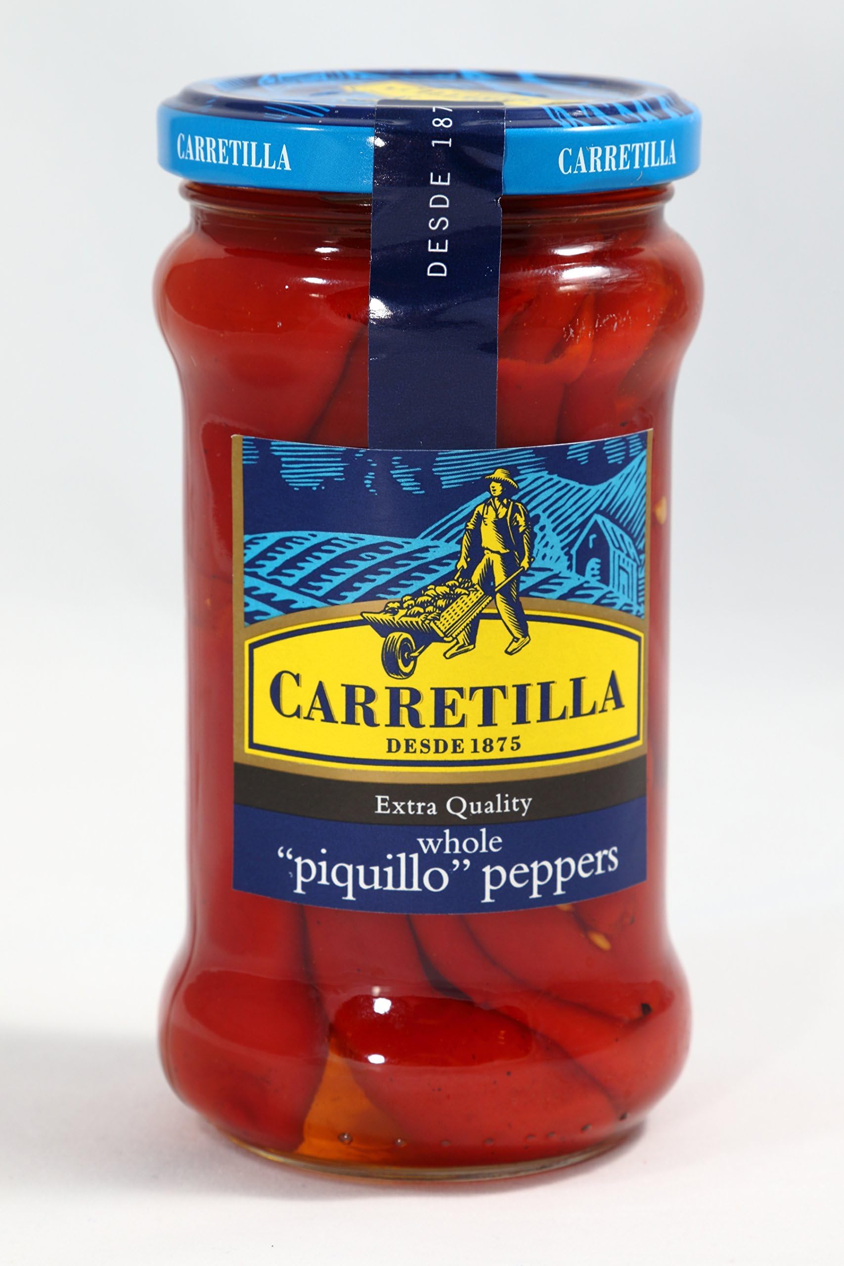 Carretilla Whole Piquillo Peppers, 10.23 oz
