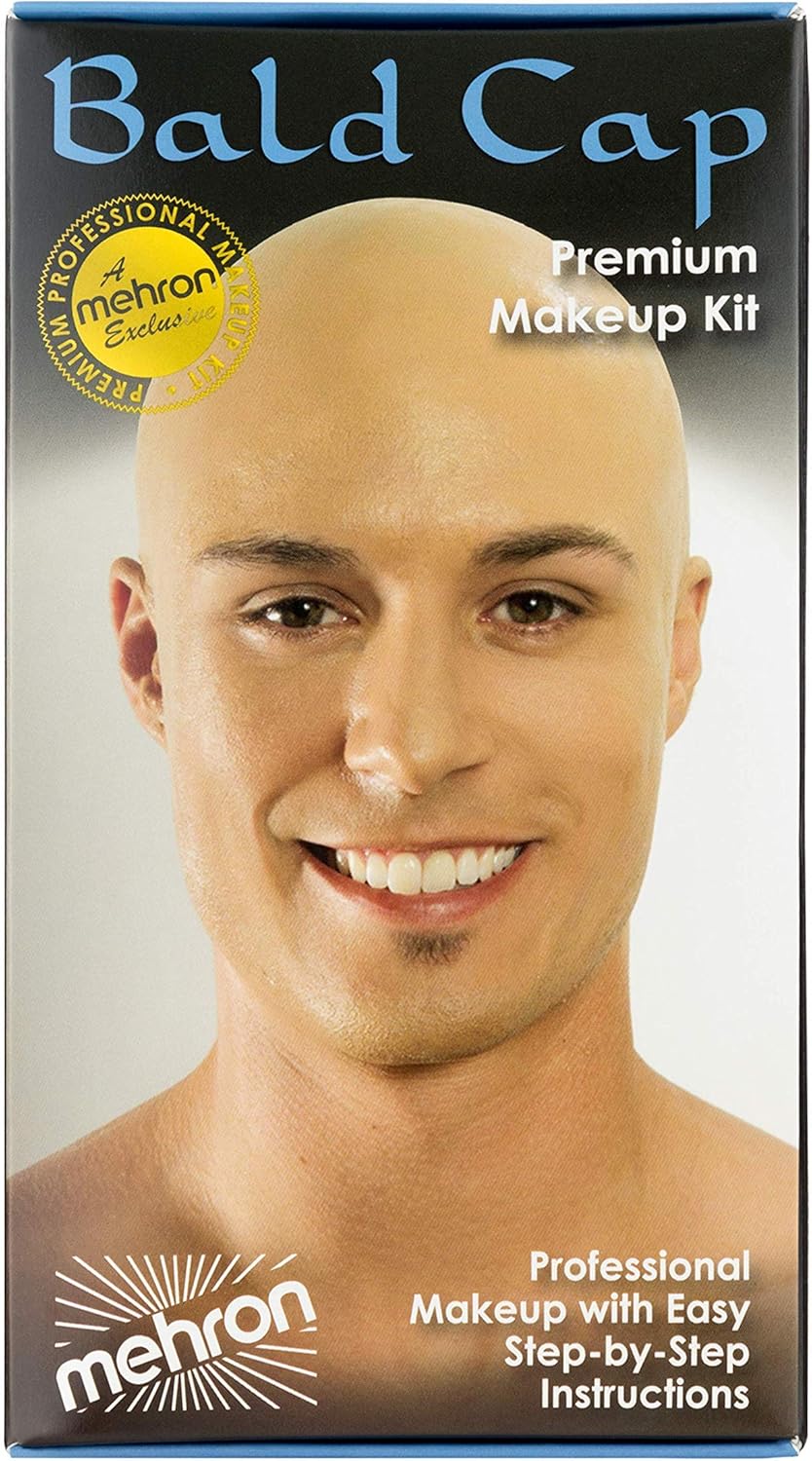 Mehron Professional Bald Cap Kit Bigamart