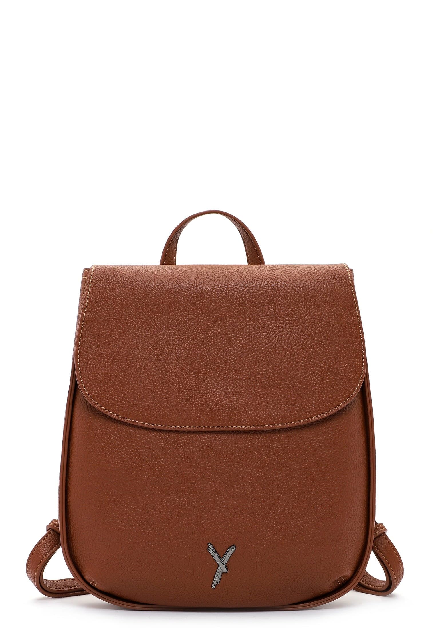 Mochila Suri Frey Gitty elegante color marrón Darkcognac con compartimentos prácticos 8