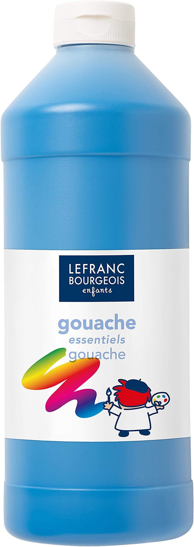 Lefranc & Bourgeois Gouache, Primary Blue, 8,3 x 8,3 x 23,8 cm