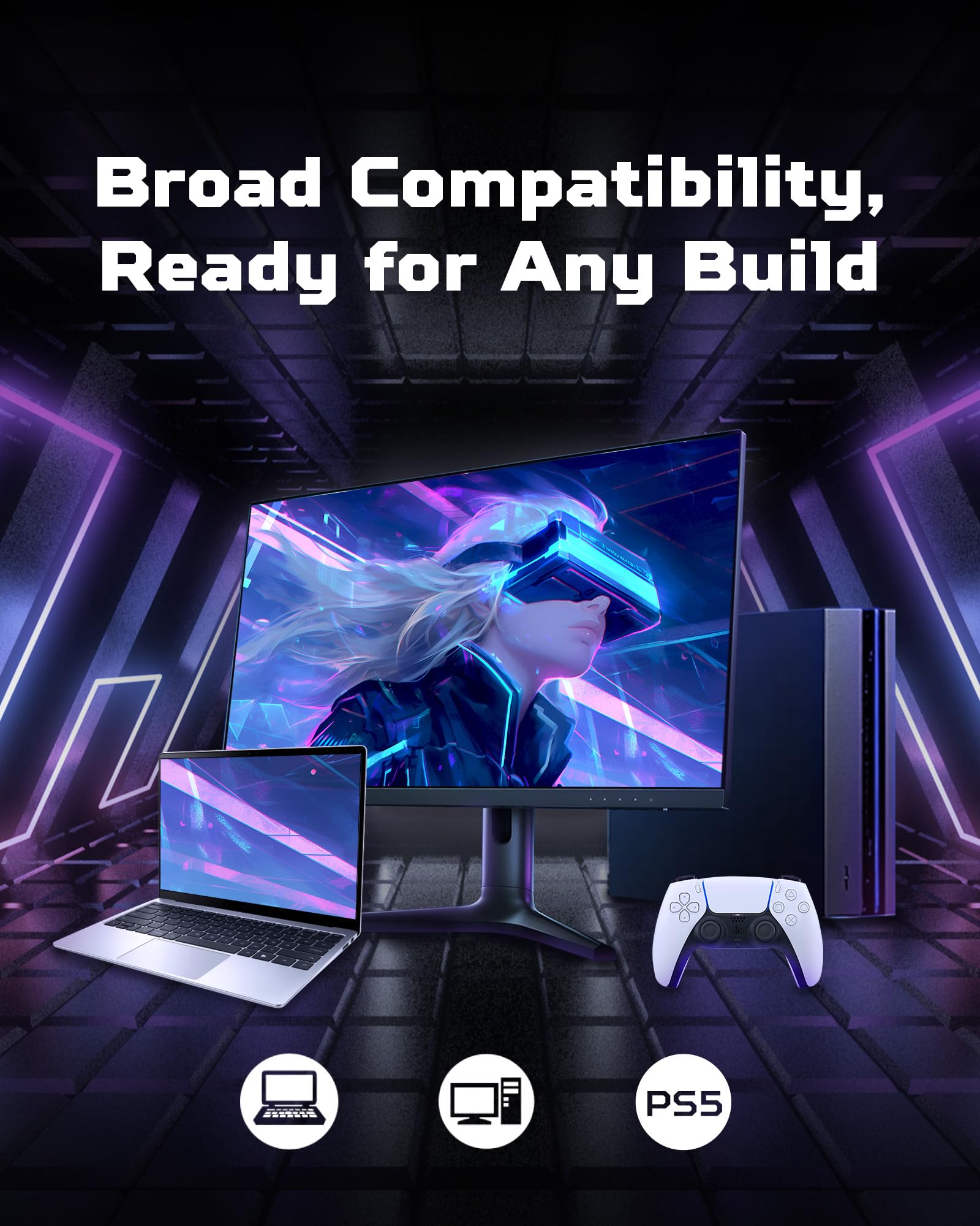 Acer Predator GM9000 Gen5 Gaming SSD 2TB - bis zu 14000 MB/s Lesen - M.2 2280 NVMe PCIe 5.0 mit DRAM Cache, Internes Solid State Laufwerk für Laptop & Desktop PC - PS5 Kompatibel