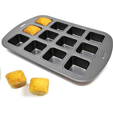 Norpro Nonstick 12-Cup Square Cupcake Pan