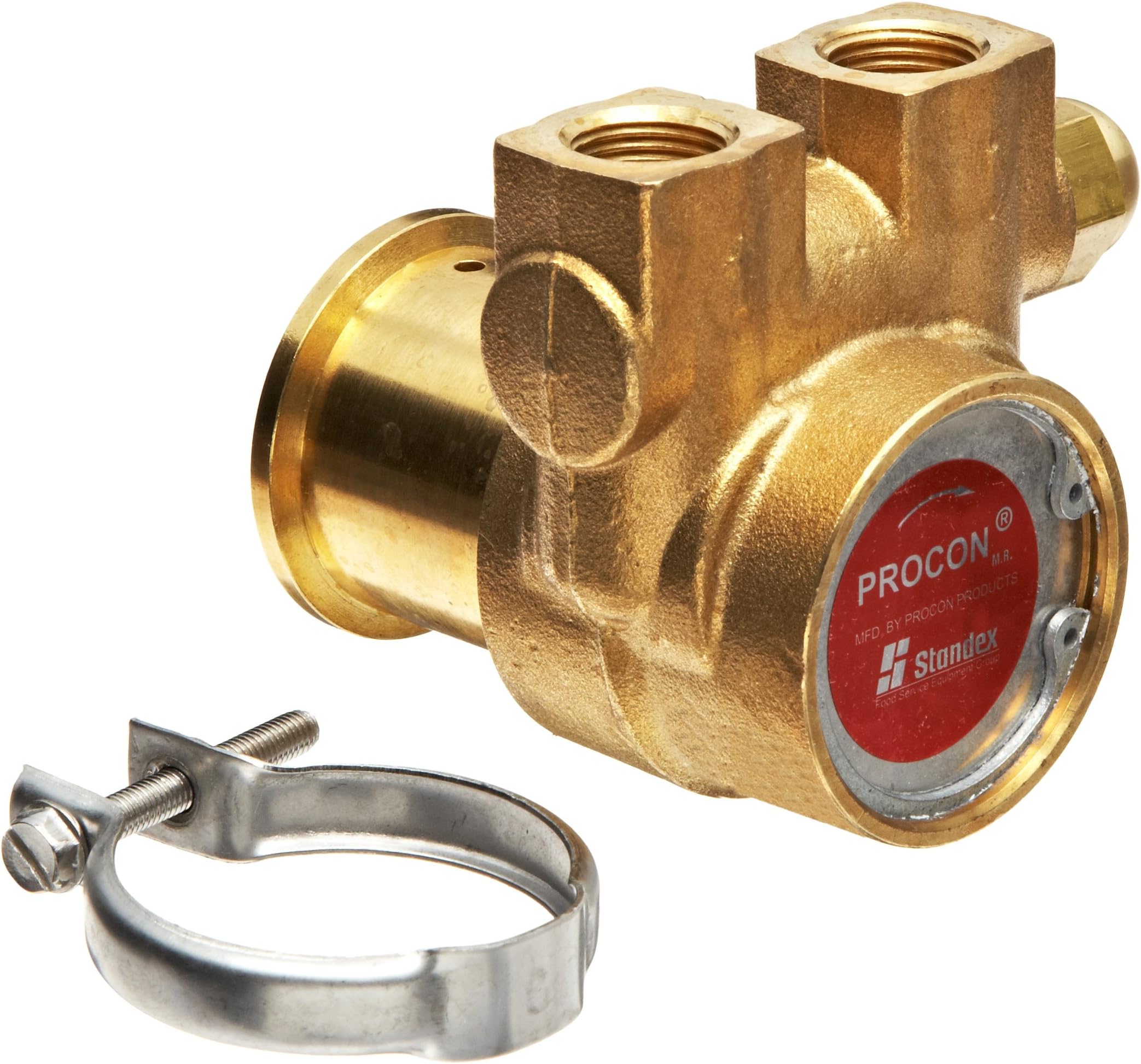 Procon 112A035F11CA Brass Rotary Vane Pump, 3/8" NPTF, 48 GPH