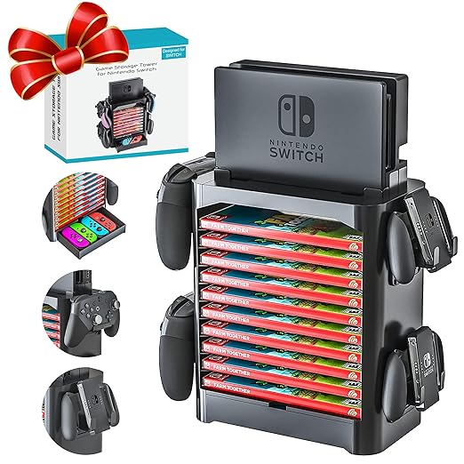 Skywin Game Storage Tower Nintendo Switch