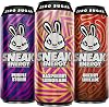 SNEAK Energy Drink Cans | Cherry Limeade, Purple Storm & Raspberry Lemonade | No Sugar. No Junk. Just Natural Caffeine, Focus-Boosting Nootropics in a Can | 500ml x 12