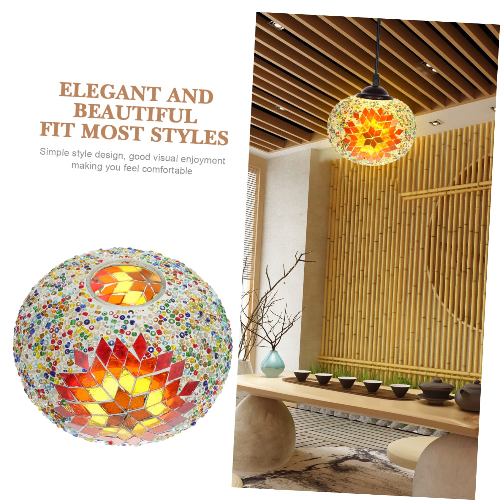 EXCEART Globi Ricambio Per Lampade in Vetro Paralume Moderno Semplice Coprilampada Ricambio Per Lampada Da Accessorio Per Paralume Decorativo