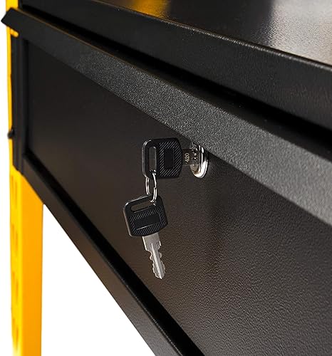 Miniatura 7 de DEWALT Kit de Accesorios de Superficie de Trabajo y Cajón con Cerradura, Compatible con Estante de Almacenamiento de 4 Pies, Capacidad de Superficie