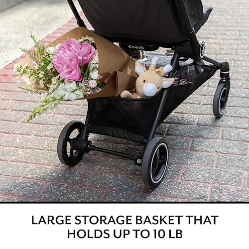 Miniatura 3 de Evenflo Cochecito de fibra de carbono ultraligero Hummingbird (rosa calipte)