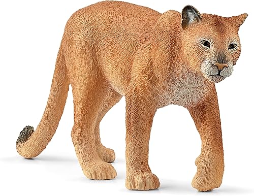 Schleich Wild Life, North American Woodland - Juguetes de animales salvajes para niños, figura de juguete de puma, a partir de 3 años