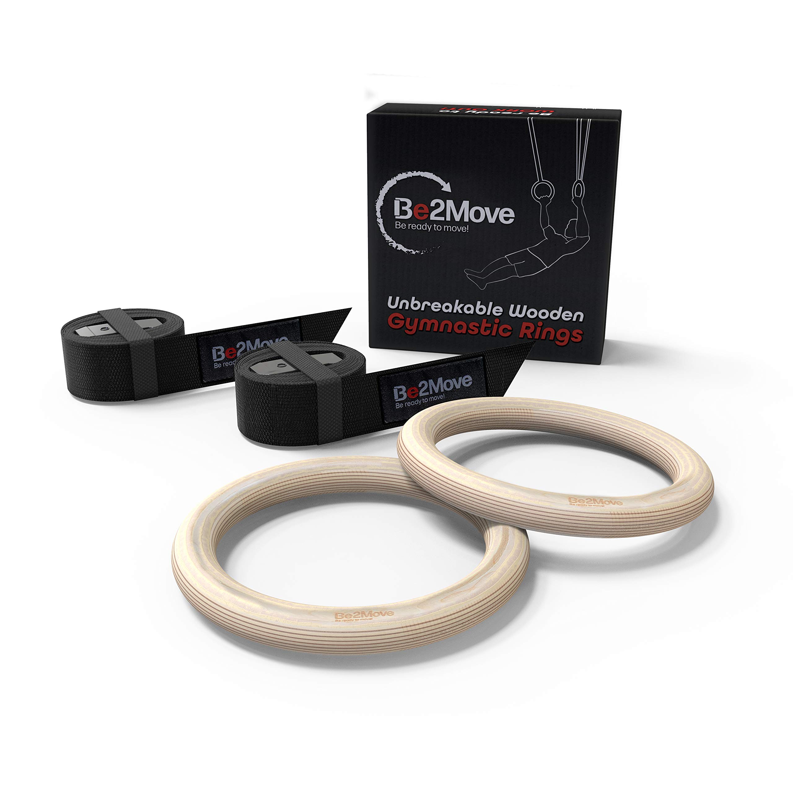 Buy Wild Instincts® Premium Wooden Gymnastic Rings 28 mm & 32 mm with