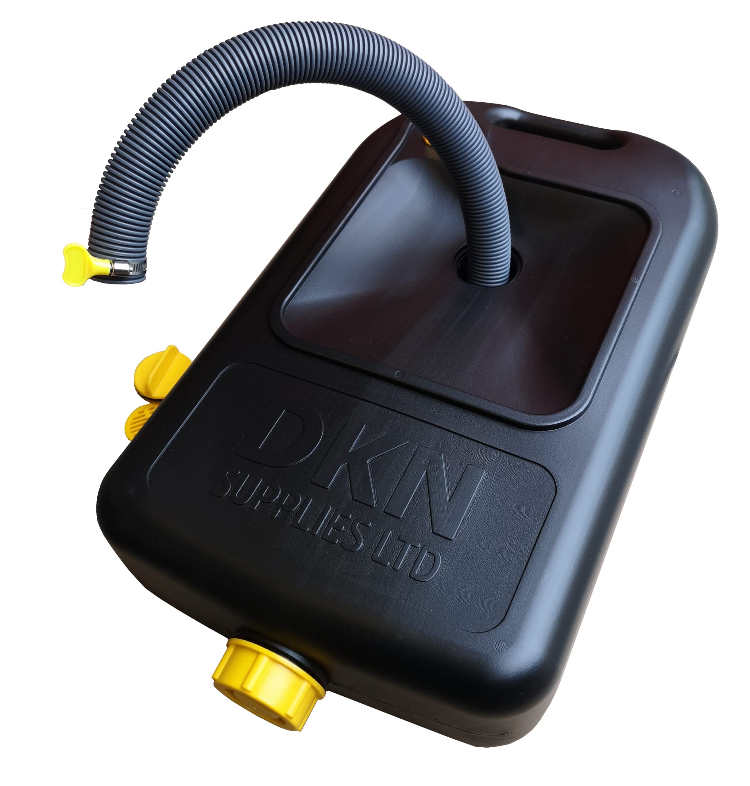 DKN LEISURE 10L Black Waste Water Container with Hose