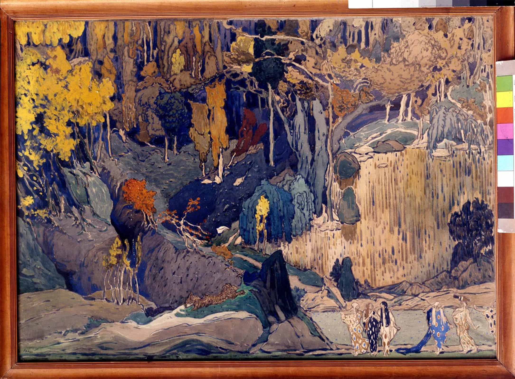 Posteriik No Frame Vintage Classic Picture Landscape Artwork Set Design For By Leon Bakst Portrait Canvas Painting For Office Home Decor 60X90cm