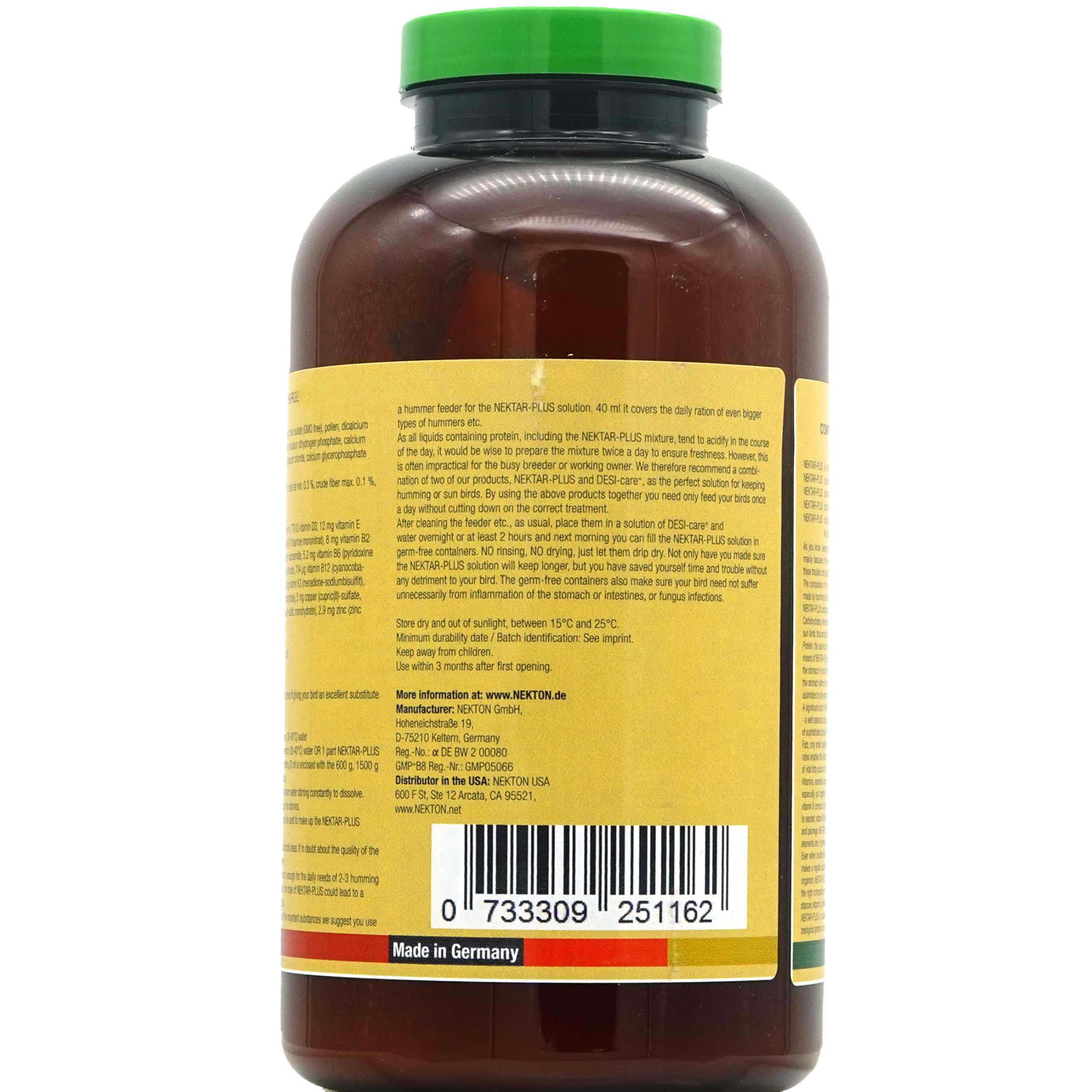 Dieta Completa Para Colibríes 150 G Nektar-plus | Meses sin interés