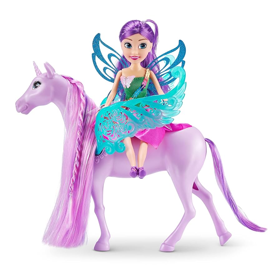 ラムPretty Princess Sparkle Girlz Fairy Princess &Unicorn by ZURU, Dolls