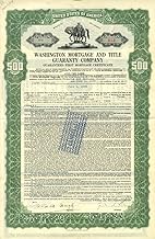 Washington Mortgage and Title Guaranteed Co. $500 Bond
