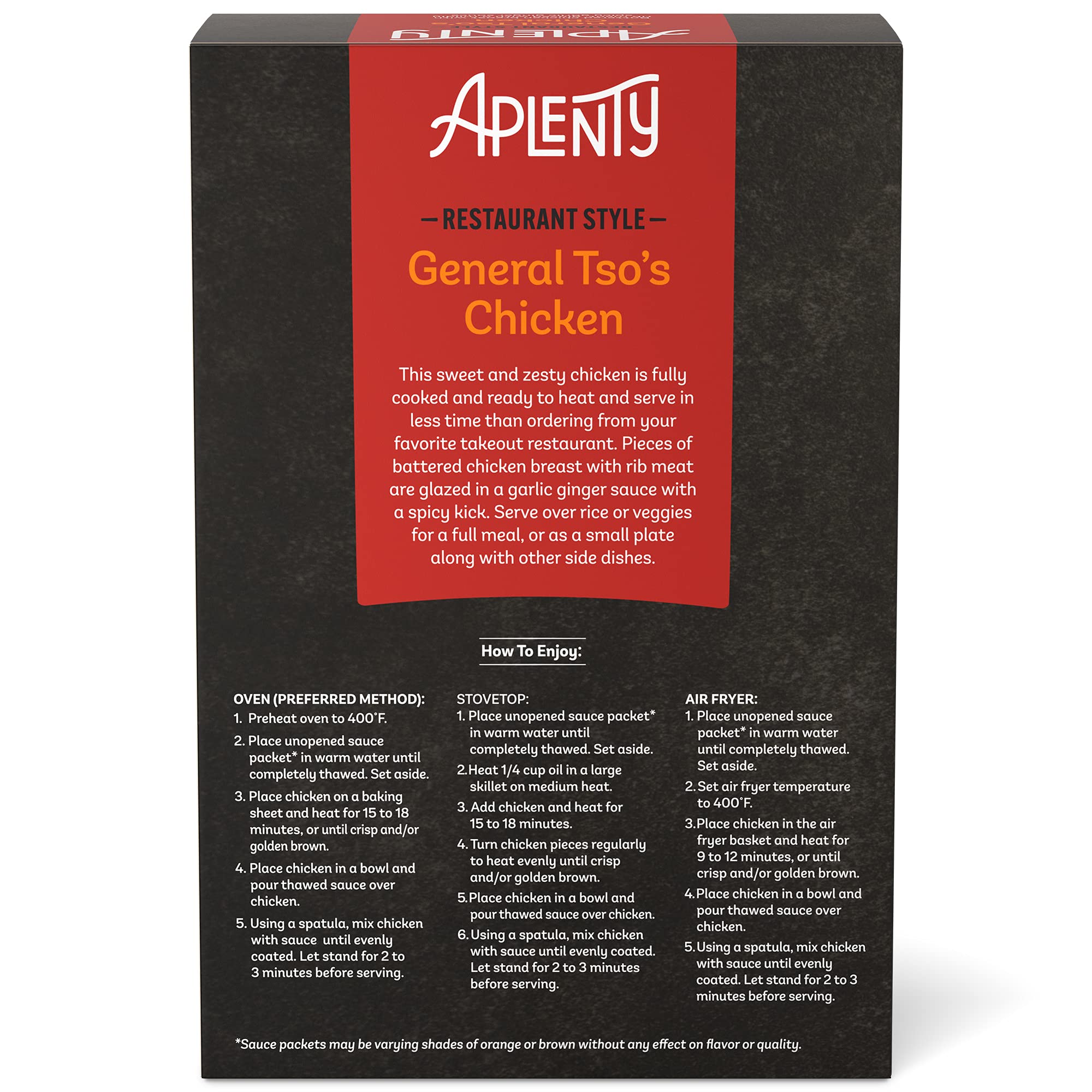 Aplenty General Tsos Chicken 22 Oz — view 4