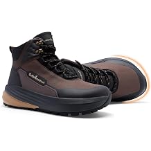 Men's Orthopedic 4E Wide Waterproof Hiking Boots Comfortable Arch Support Trail Shoes for Plantar Fasciitis, Outdoor Running Orthotic Non-Slip Mid Ankle Boots for Foot & Heel Pain Relief