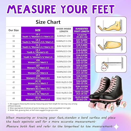 Miniatura 8 de Patines para mujer de cuero sintético, patines de cuatro ruedas, patines de rodillo brillantes para niñas, unisex