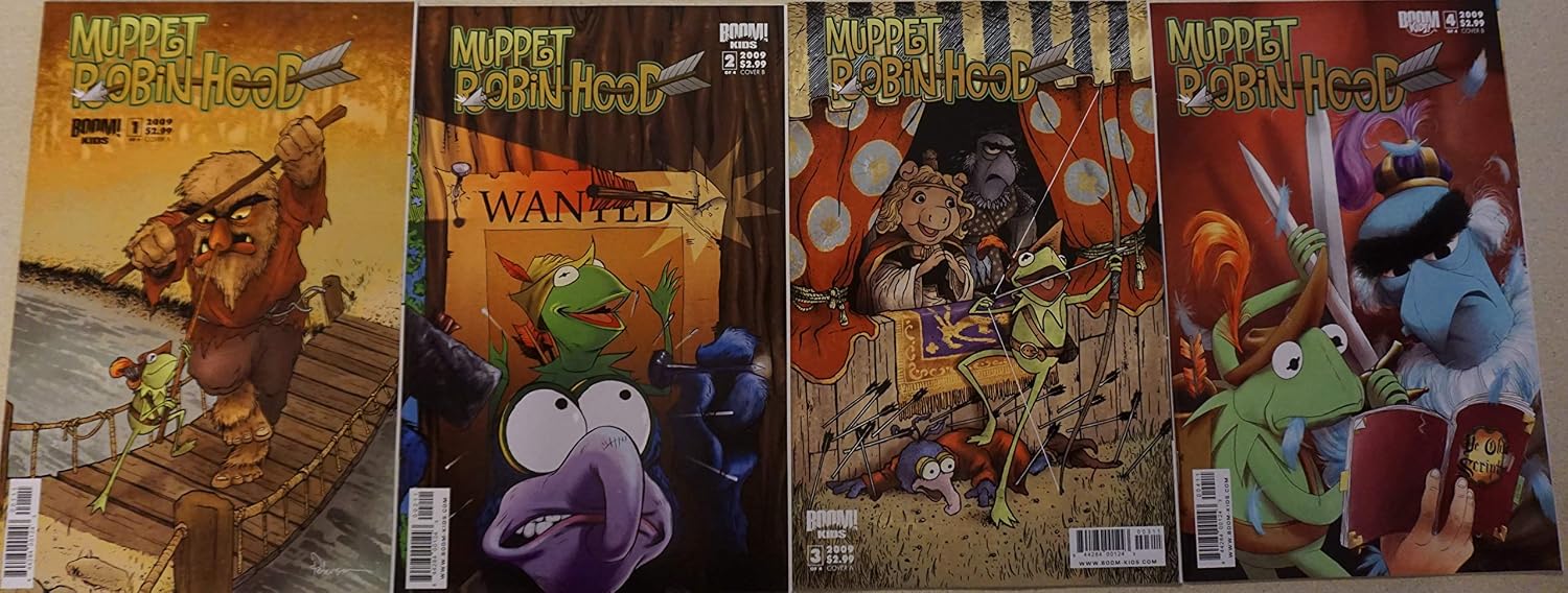 MUPPET ROBIN HOOD BY BOOM COMICS MINI SERIES 1 - 4