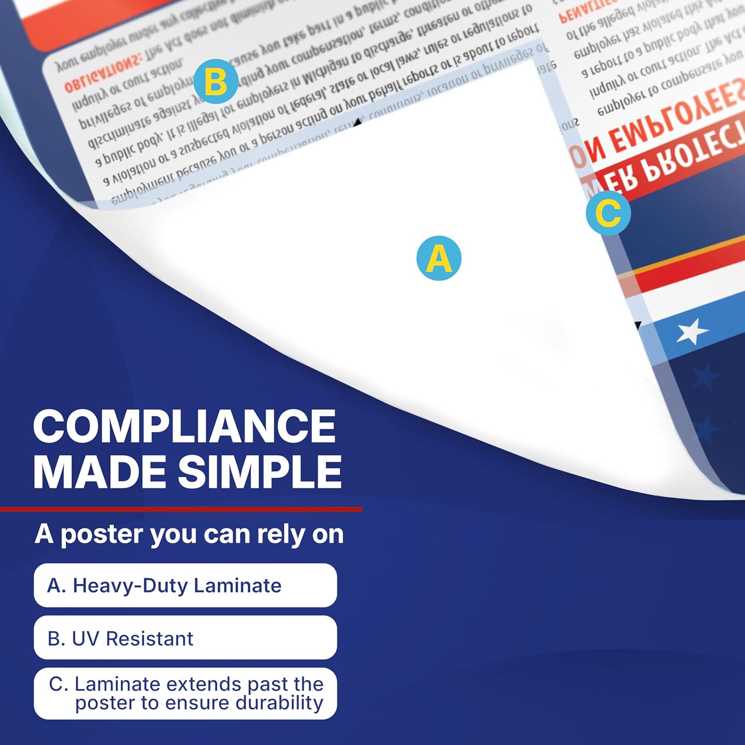 2026 New York State and Federal Labor Law Poster - English Version - OSHA Workplace Compliant - Mandatory Regulations Posting for Employees - All in One Required Compliance Posting 17" x 40" Laminated - Image 3