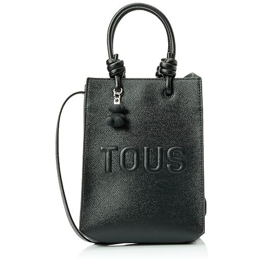 TOUS Mini Pop Bag Black, For Women, Measures 20.5 x 16 x 6 cm, Tous La Rue New Collection