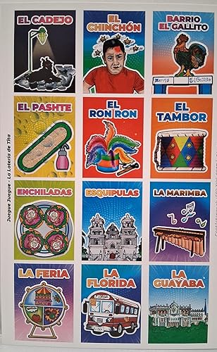 Miniatura 7 de Loteria Chapina. Juego Tradicional Guatemalteco.