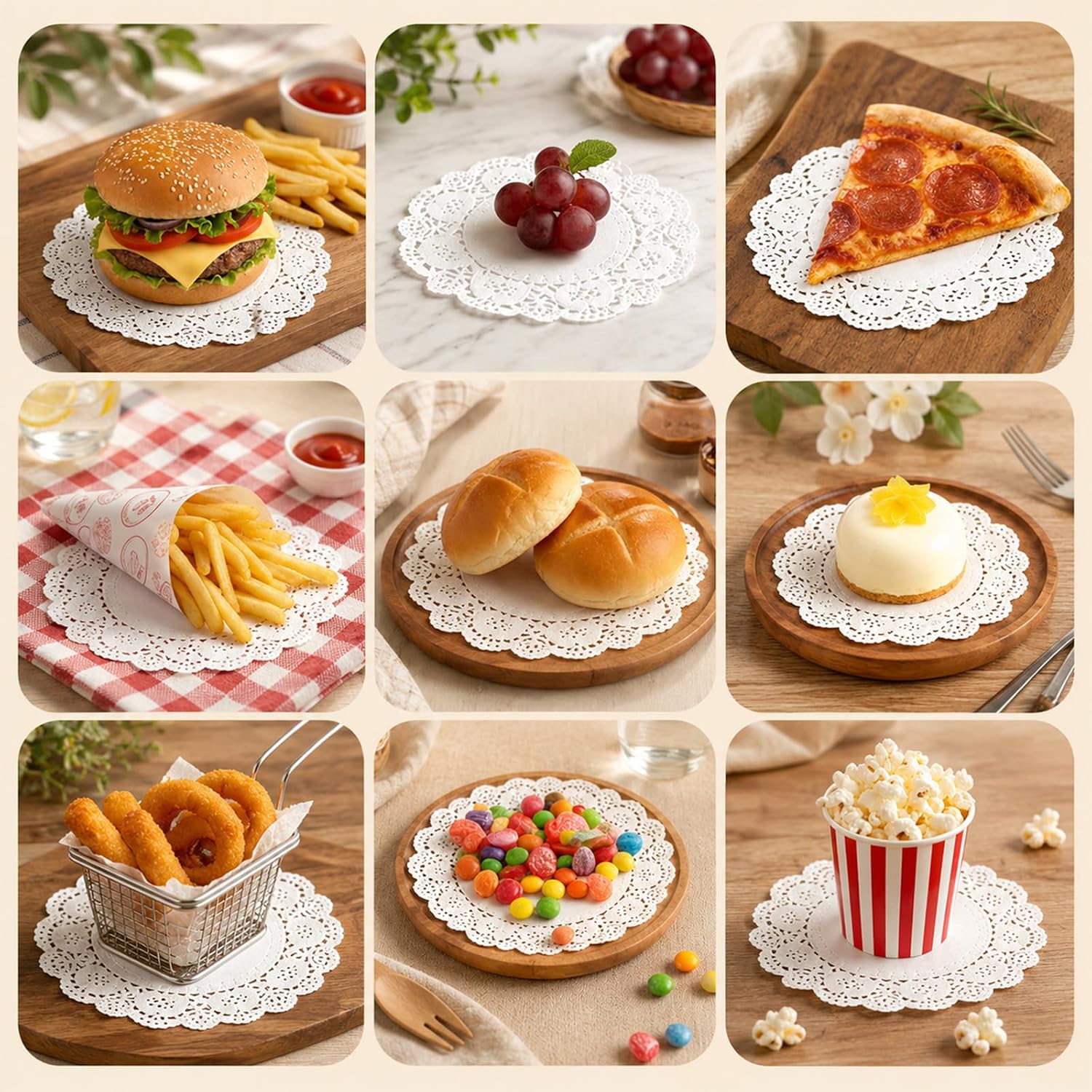 Andibro 200 Pcs Paper Doilies
