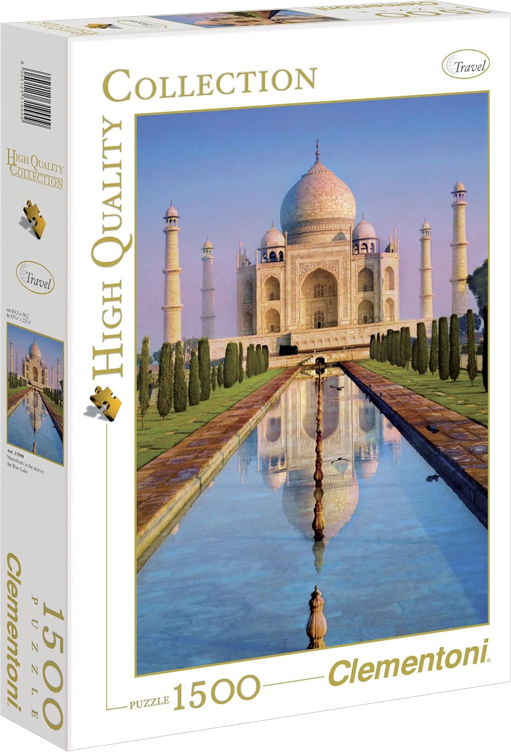 Clementoni Collezione Jigsaw Puzzle - Visita di Babbo Natale 1000 Pezzi - Puzzle Adulti 14-99 Anni Regalo Uomo/Donna, Made in Italy 81497