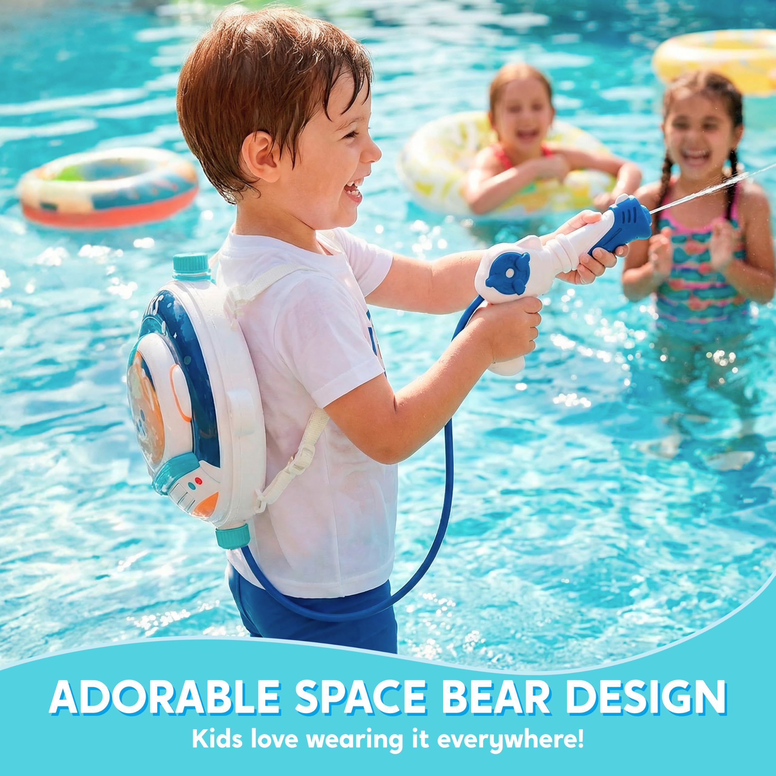 Pistolet unique - Pistolet à eau électrique automatique pour enfants, jouets de plein air, sac à Pistolet unique - Pistolet à eau électrique automatique pour enfants, jouets de plein air, sac à