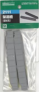 N Gauge 2111 Crossbridge 2 Pieces (Unpainted Kit)