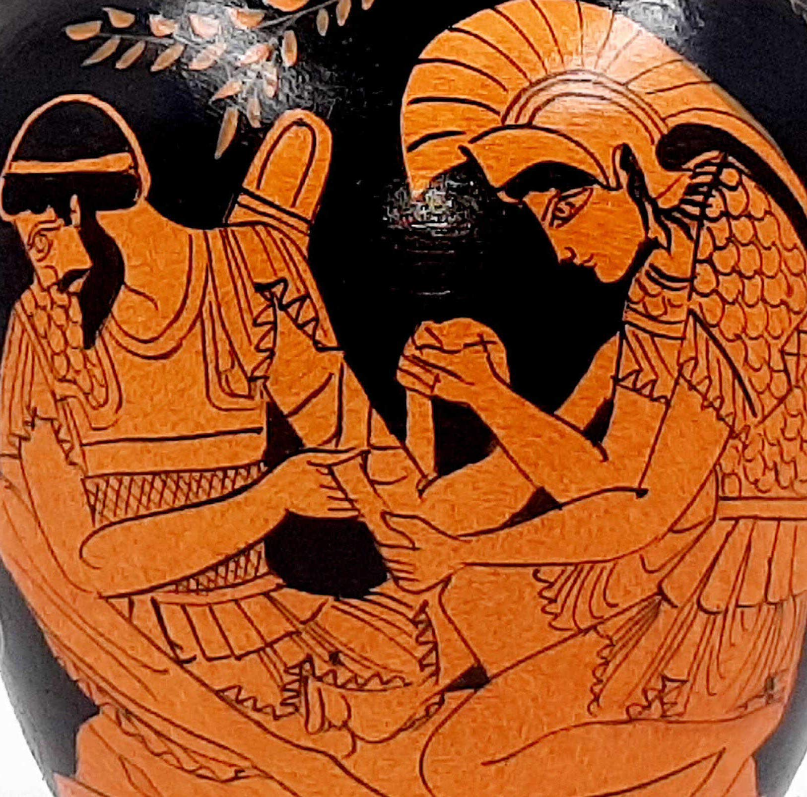 Best Greek Vase Picks for 2026: Ranked & Vetted 1 IFIGENEIA CERAMICS Ancient Greek Amphora 22 cm - Achilles & Patroclus/Zeus & Gan — product photo
