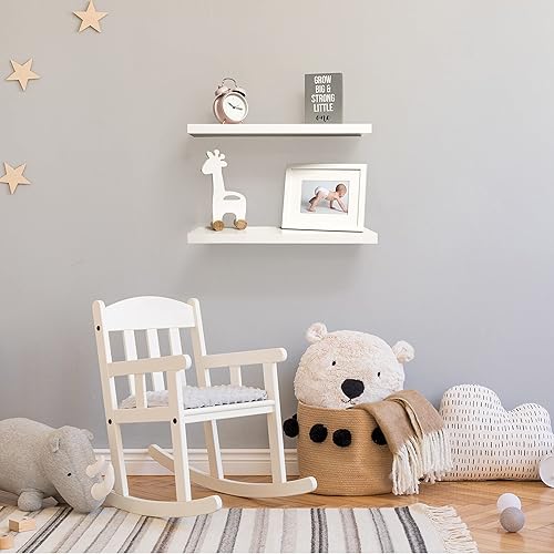 Miniatura 4 de InPlace 9603003E - 2 unidades de 18 pulgadas de ancho x 8 pulgadas de profundidad x 1.50 pulgadas de alto, color blanco