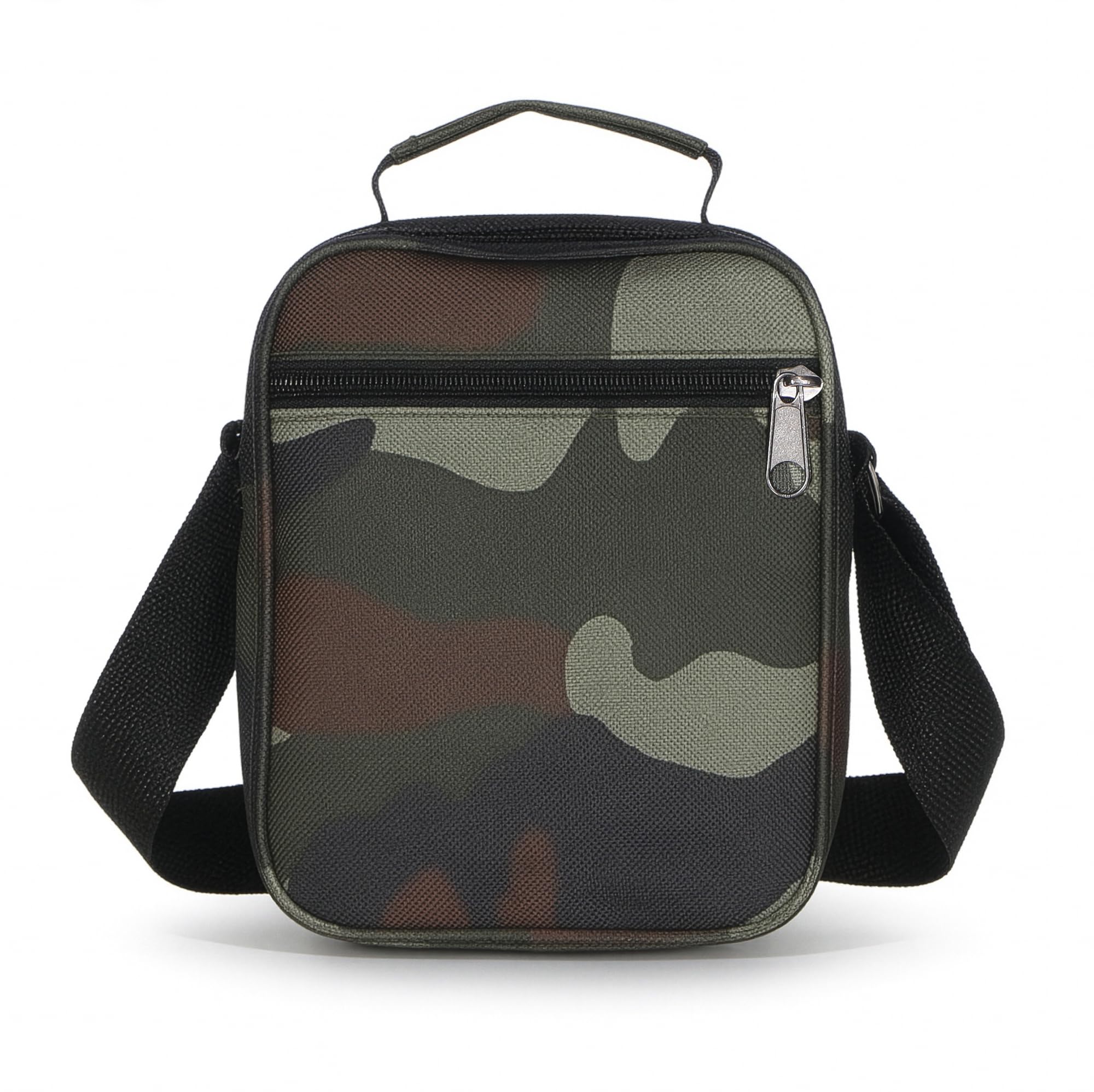 Herren Umhängetasche Messenger Bag Schultertasche 6 Fächer Polyester klein Camouflage Arbeit Freizeit Sport Crossbody Tasche Reise Dokumententasche Kuriertasche Flugtasche Männer