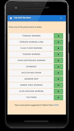 Fake EAS Sounds Simulator