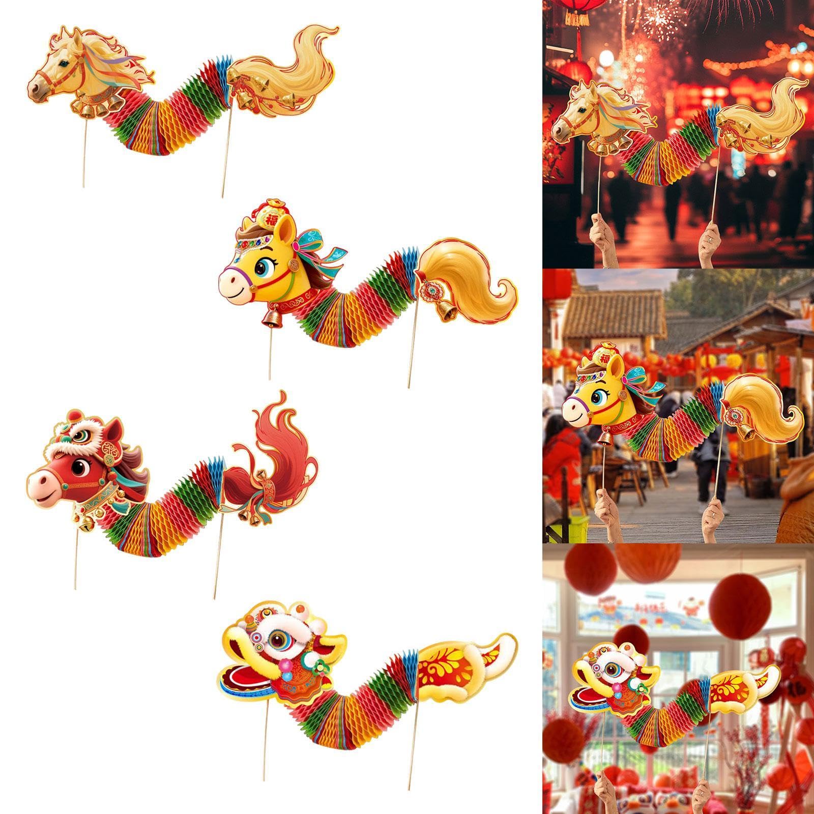Bnf® Chinese New Year Paper Dragon Decoration for Lunar Year of Horse Party Decor Style A Home & Garden | Greeting Cards & Party Supply | Party Supplies | Party Decorations