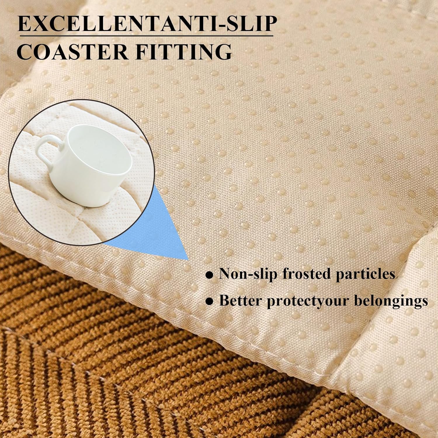 Sofa Covers for Dogs Washable, Couch Cover for 3 Cushion Couch Sofa, Non-Slip Sofas Protector Pet, Friendly Dog Mats for Couches, Soft Furniture Covers Beige 31.4x94.4in/80x240cm
