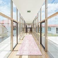 Vista 95 de Vaukki - Alfombra de pasillo, suave y peluda, alfombra antideslizante lavable, para lavandería, cocina, granja, baño, entrada y dormitorio