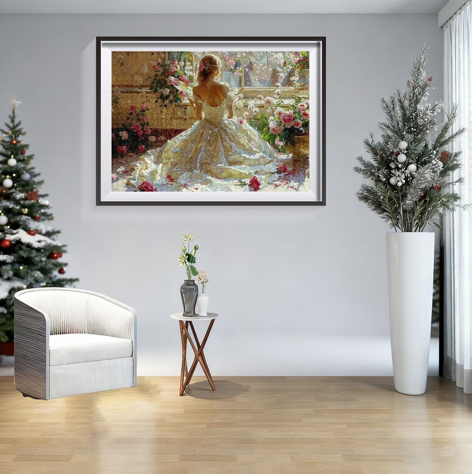 Puzzle Vue arrière 3000 Pièces Adultes, Puzzle 3000 Pièces pour Adultes et Enfants à Partir de 14 Ans, Femme Puzzles Bois de Qualité Supérieure avec Une Boîte d'emballage Exquise, Cadeaux Noël H-3941