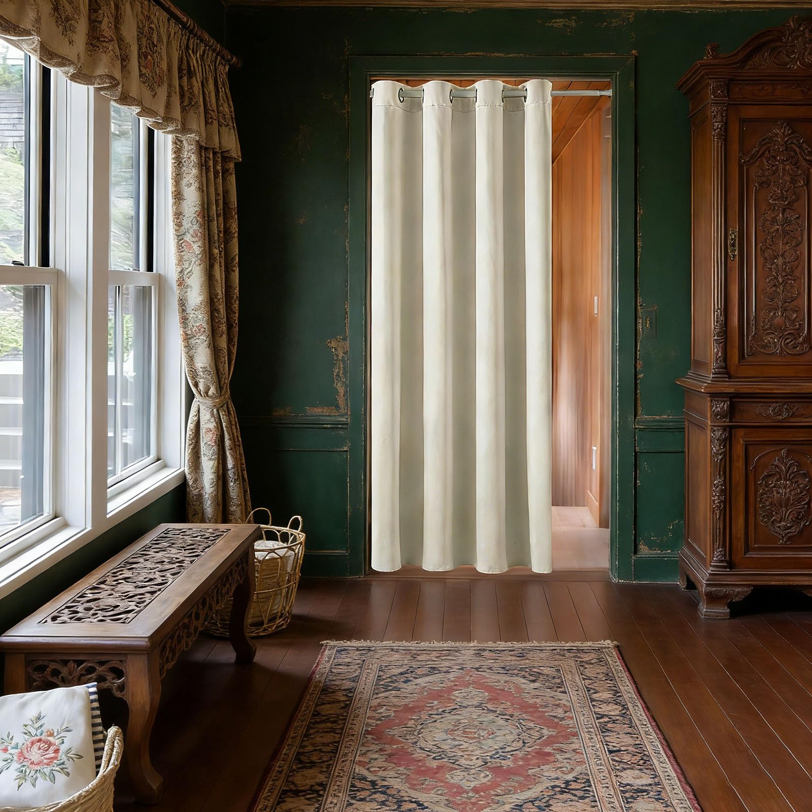 Lifa Living Verduisterende Gordijnen in Bruin, 150 x 250 cm, 1 Stuk | Leen Bakker