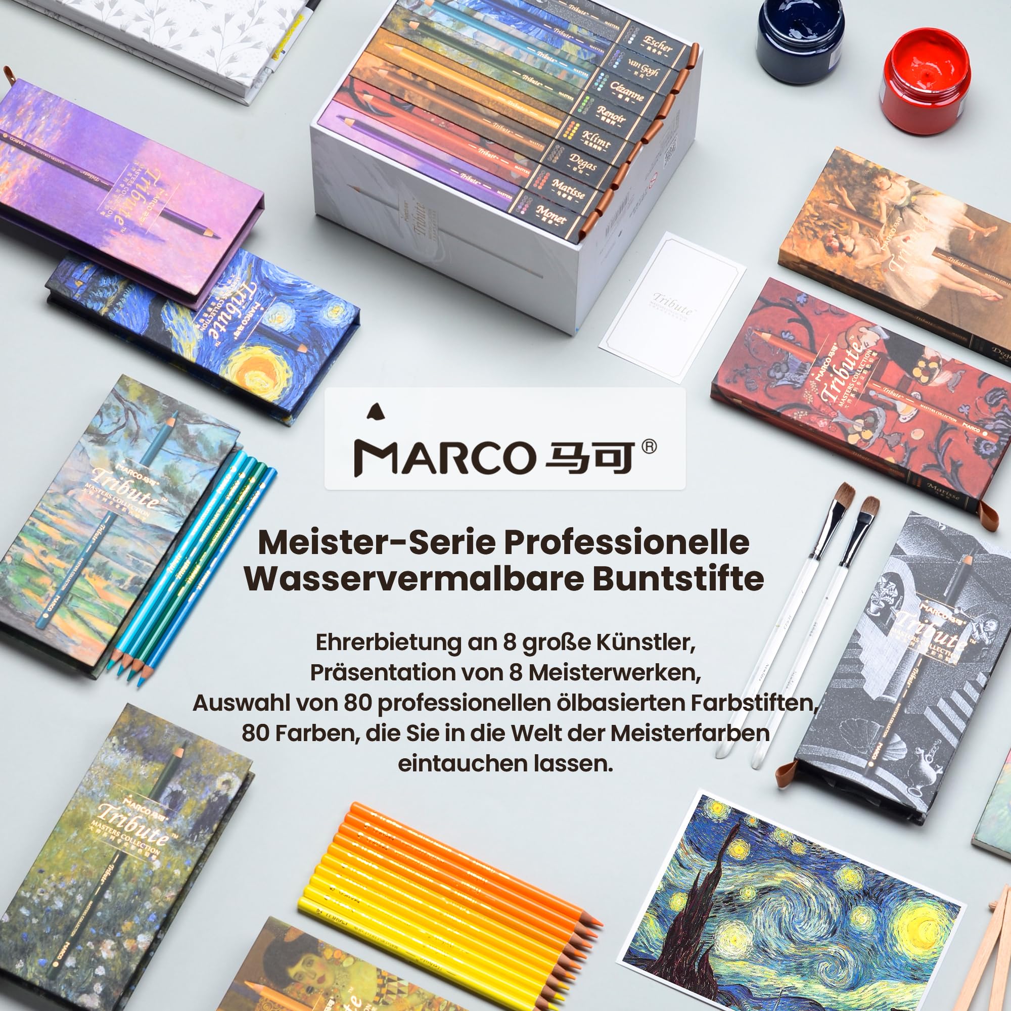 MARCO 80 colori Oil Pencil