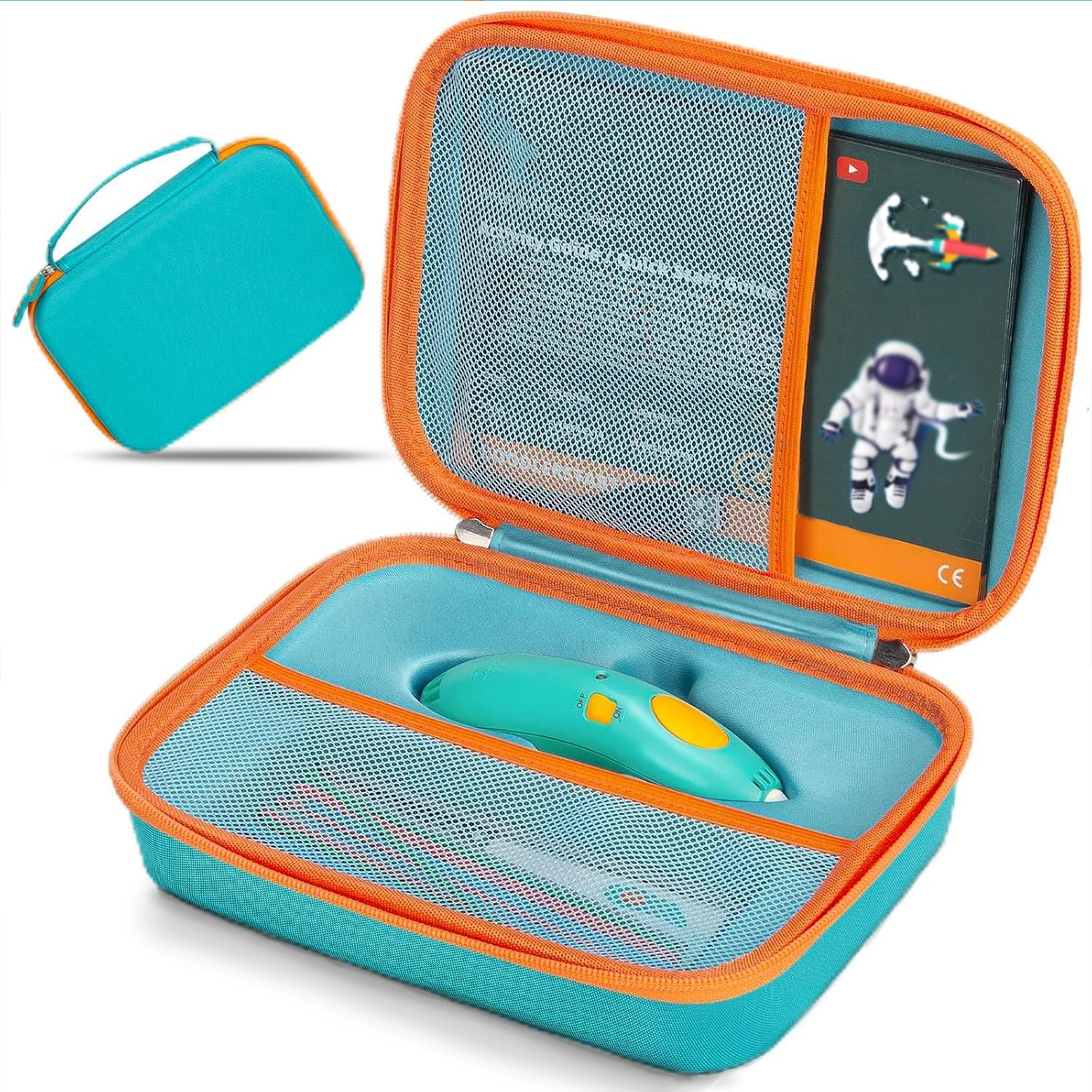 Case for 3Doodler Start+ Essentials (2023,2024) 3D Pen Set for Boy & Girls, Art Activity Set Storage for Educational STEM, Carrying Case for 3D